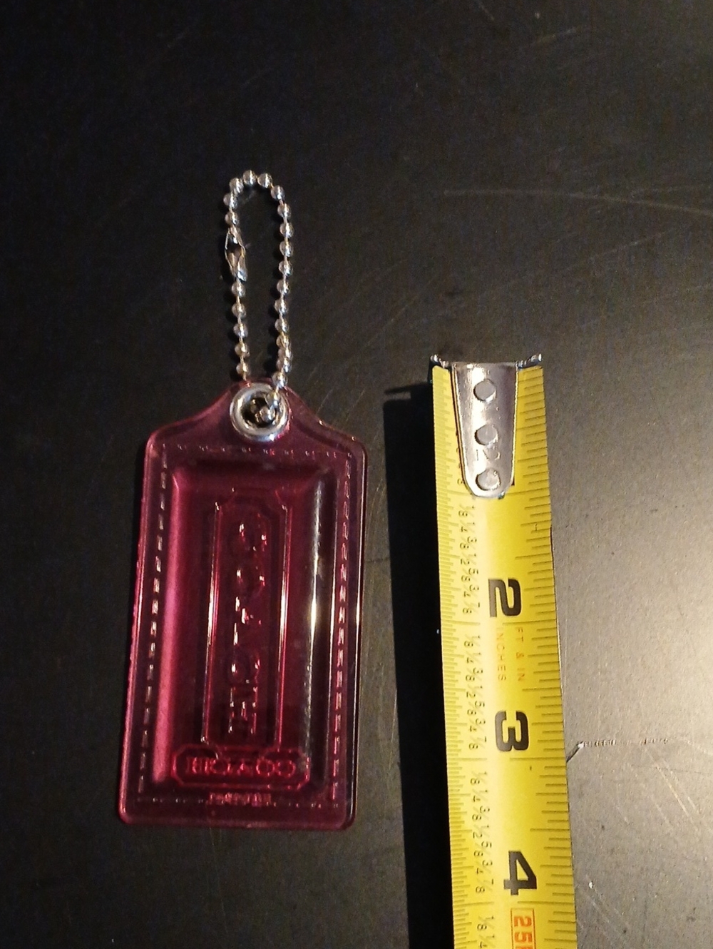 Coach Poppy Hangtag Bright Pink XL